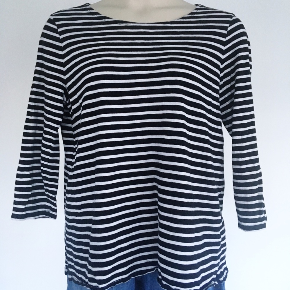 Old Navy long sleeve stripped tee, XL